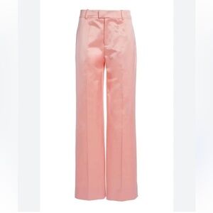 Del Core Pants Woman peach satin pant size 42 NWT